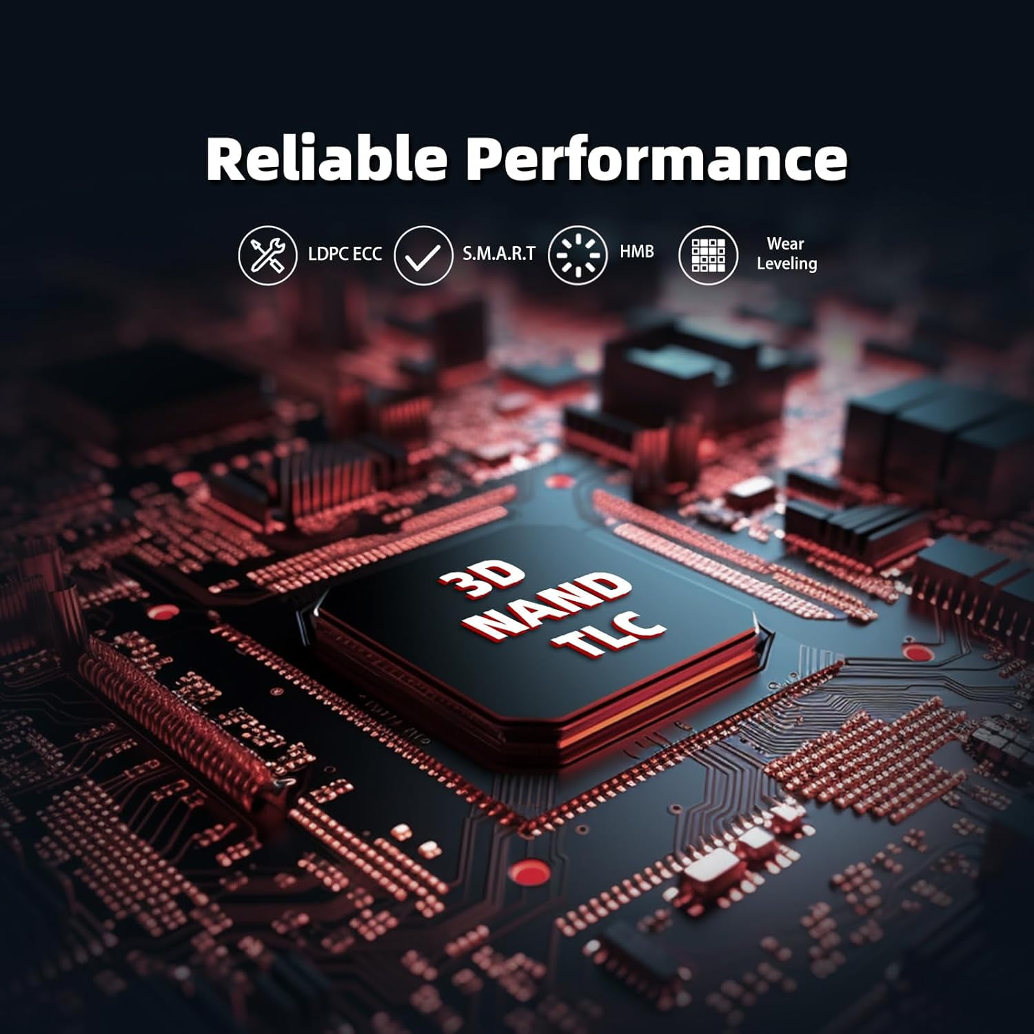 KingSpec NX 256GB Gen3x4 NVMe M.2 SSD - Up to 3500MB/s, 3D NAND Flash M2 2280 Internal Solid State Drive for Desktop and Laptop