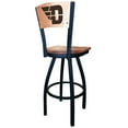 thumbnail image 2 of Holland Bar Stool  30 in. L038 - Black Wrinkle University of Dayton Swivel Bar Stool with Laser Engraved Back, 2 of 3