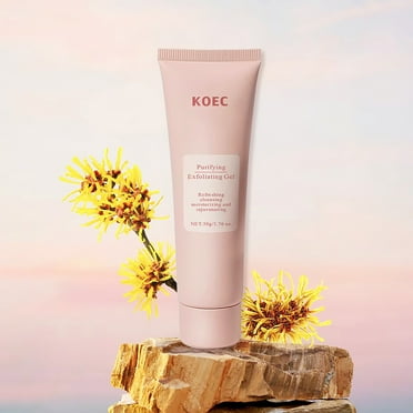Deals of The Day Clearance! Topliu Purifying Exfoliating Gel,Blackhead Removal,Hydrating Facial Scrub,Cleansing Exfoliator,50g