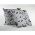 thumbnail image 3 of Butterflies and Bowls Indoor/Outdoor Fabric Pillow with Zip in Orange16x16, 3 of 9
