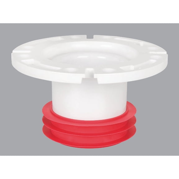 Sioux Chief Push-Tite Closet Flange Adjustable - 4 In. PVC/SS Ring
