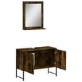 thumbnail image 5 of vidaXL Bathroom Cabinet Set Furniture Wall Mirror 2 Piece Engineered Wood, 5 of 11