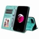 thumbnail image 3 of Funda tipo cartera GANGXUN para iPhone SE 2020 , diseño girasol, cuero PU, soporte, cierre magnético, tarjetero, 3 of 5