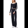 thumbnail image 2 of Tops Deportivos de Larga para Mujer, Camiseta Deportiva Ajustada Y2K para Gimnasio, Conjuntos de Otoño 2025 con Bloques de Color A Negro M, 2 of 9