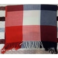 thumbnail image 3 of Bufanda de invierno para mujer, bufanda a cuadros de Cachemira de imitación, chal cálido con borlas para hombres y mujeres, 200*60CM JAMW Sencillez, 3 of 5