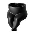 thumbnail image 3 of Escultura corporal, maceta, maceta de almacenamiento, accesorio para fotos, decoración para Negro, 3 of 9