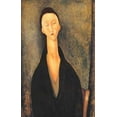 thumbnail image 2 of Modigliani, Amedeo 10x14 White Modern Wood Framed Museum Art Print Titled - Lunia Czechowska 1, 2 of 4