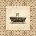 thumbnail image 2 of Grey, Jace 12x12 Black Ornate Wood Framed with Double Matting Museum Art Print Titled - Brown bath border 2, 2 of 4