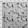 thumbnail image 3 of oneOone Cotton Silk Light Gray Fabric Mermaid Craft Projects Decor Fabric Printed By The Yard 42 Inch Wide-71, 3 of 6
