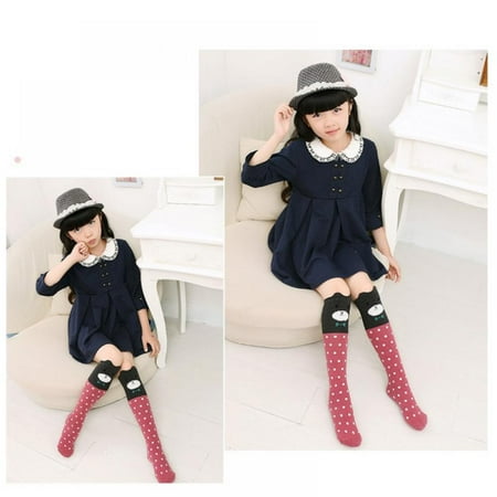 

Clearance! New Infant Girl Socks Lovely Cartoon Animal Ears Warm Thigh High Over The Knee Socks Long Stockings For Girls Ladies Leg Warmers
