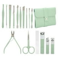 thumbnail image 1 of Nail Clipper Set,16Pcs Manicure Set Stainless Beauty Tool Kit Manicure Set Streamlined Design, 1 of 14
