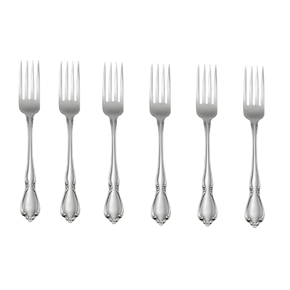Oneida Chateau Dinner Fork, Set of 6