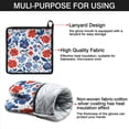 thumbnail image 7 of Pioneer Flower Kitchen Oven Mitt and Pot Holder Sets 2 Pcs for Baking, Cooking and Grilling, Heat Resistant Up To 392 °F, 7 of 7