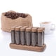 thumbnail image 5 of Tubos de almacenamiento de granos de café de dosis única con soporte de madera Contenedor de 12 tubos para 12 largos, 5 of 7