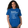 thumbnail image 4 of Internet App Troll Proper Usage Nerd Plus Size Crewneck Graphic Tee Shirt Brisco Brands 2X, 4 of 5