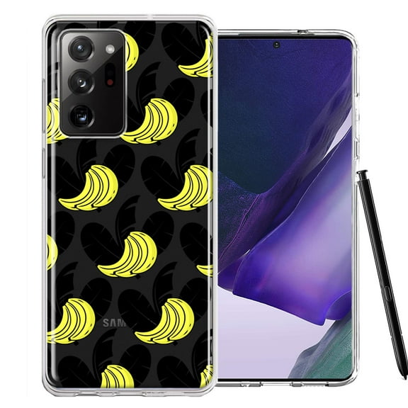 MUNDAZE For Samsung Galaxy Note 20 Ultra Tropical Bananas Design Double Layer Phone Case Cover