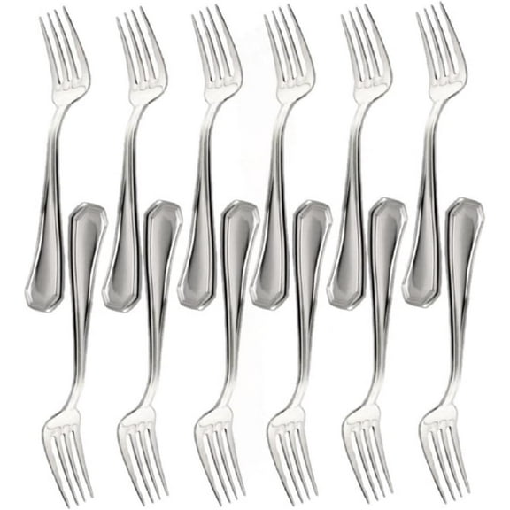 TrueCraftware- Set of 12 Stainless Steel Wilshire Dinner Fork - Stainless Steel Flatware Cutlery Kitchen Tableware Set for Home and Restaurant Table Forks Flatware Forks Silverware Forks