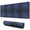 Dark Blue Christmas, variant on Long Mouse Pads for Desk,Dark Christmas Drink and Cookie Pattern Desk Mats on Top Of Desks, Desk Mouse Pad Extra Large with 3mm Non-Slip Base and Stitched Edge for Gaming,Office,Work,Home 31.5x11.8in