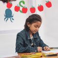 thumbnail image 2 of MasteelfCA Practical Letter Printed Decoration Use Banners Creative Bunting Banners Red Apple Pattern Party Supplies, 2 of 7