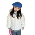 thumbnail image 2 of CSCHome Girls Winter Puffer Coat for Kids Baby,2-8Y Toddler Winte Warm Hooded Puffer down Jacket Lightweight New Cute Autumn Winter down Outwear, 2 of 8