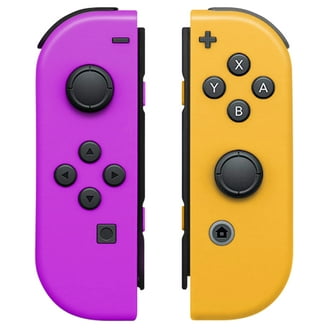 Nintendo Switch Joy-Con Pair, Neon Purple and Neon Orange, Gaming
