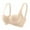 Beige, variant on juhao Womens Wireless Push Up Bra No Underwire Seamless Bra with Adjustable Strap Soft Support Full Coverage Comfort Everyday Bralettes