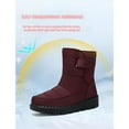 thumbnail image 6 of Women’s Winter Fleece-Lined Tall Snow Boots, Lightweight Warm Insulated Cotton-Padded Boots, Plus Sizes, 6 of 9