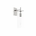 thumbnail image 4 of Pemberly Row Modern Glass Wall Sconce in Clear/Polished Nickel, 4 of 8