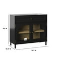 thumbnail image 3 of Twin Star Home Accent Cabinet, Black, 3 of 8