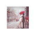 thumbnail image 2 of Hand Painted Canvas Wall Art (Romantic Umbrella) - Set of 2, 2 of 4