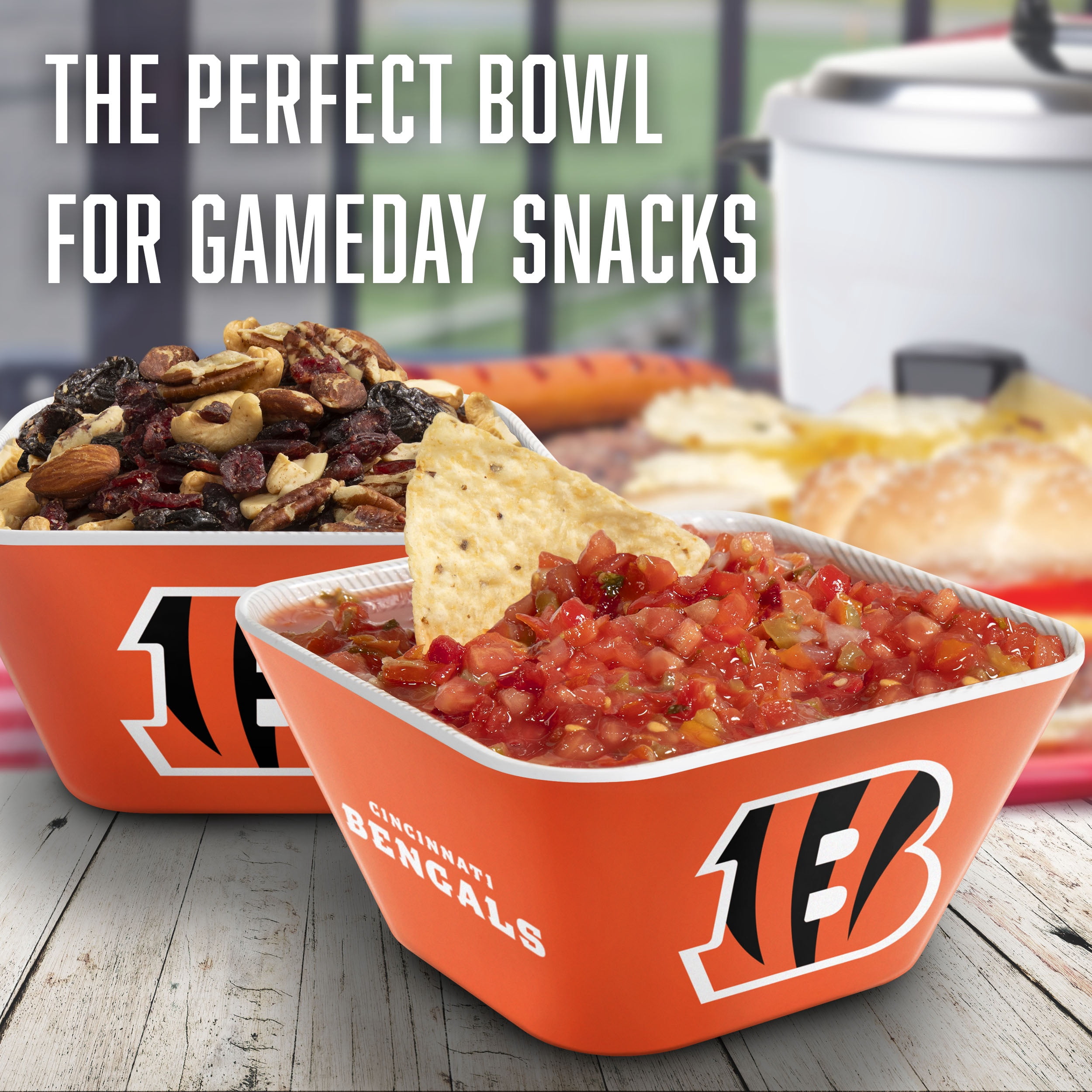 YouTheFan NFL Cincinnati Bengals Small Snack Bowl