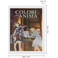 thumbnail image 2 of Los Colores en Su Interior Kits de Pintura de Diamantes para Adultos 5D DIY Diamond Art Kits Full Drill Diamond Dots para Regalo Decoración de Pared y Relajación Artes de Gemas 30*40cm, 2 of 6
