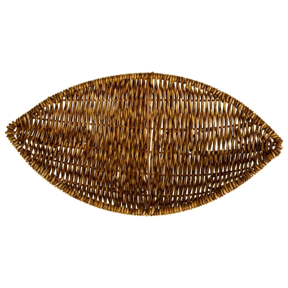 NICEXMAS Fruit Standing Basket Imitation Rattan Basket Home Use 1Pcs