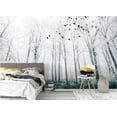 thumbnail image 3 of 3D Wallpaper Snow Bird Forest SKU# WAL0032, 3 of 7