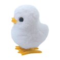 thumbnail image 4 of Juguete de peluche de pollito con cuerda, diseño de dibujos animados realista para niños, juguete para saltar Blanco 30 g, 4 of 9