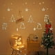 thumbnail image 2 of Cadena de luces navideñas con cervatillo, estrella, árbol de Navidad y campana navideña LED, 2 of 3