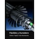 thumbnail image 4 of Cable USB C UGREEN Nylon Trenzado 60W PD Carga Rápida 1M para iPhone, Galaxy, Macbook, iPad, 4 of 8