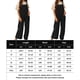 thumbnail image 2 of Mamelucos Sin Mangas Mamelucos sueltos para mujer Bolsillos Moda Dama Monos Mamelucos de gran tamaño (Negro M) Cgtredaw para Mujer Negro T L, 2 of 6
