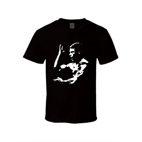 T-Shirt Graphique pour Homme Jean-Claude Van Damme - Tissu Doux Respirant 100 % Coton, T-Shirt Décontracté Mode Urbaine avec Empreinte Blanche Emblématique