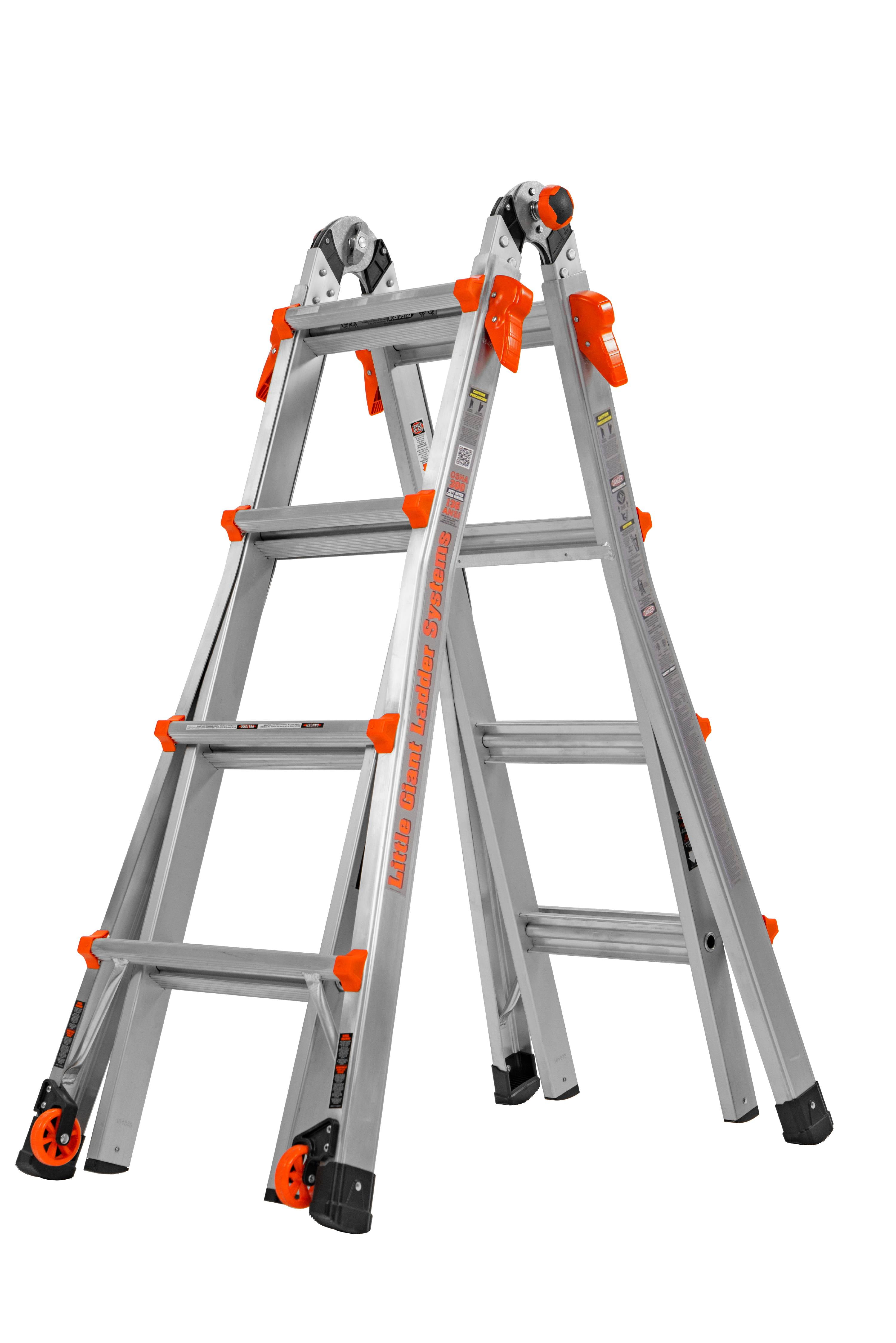 Little Giant LT M17 Aluminum Type 1A Articulating Ladder - Walmart.com