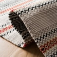 thumbnail image 5 of SAFAVIEH Montauk Spots Geometric Striped Cotton Area Rug, Red/Beige, 5' x 8', 5 of 8