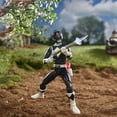 thumbnail image 4 of Power Rangers Lightning Collection Mighty Morphin Power Rangers Black Ranger Action Figure, 4 of 9