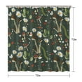 thumbnail image 5 of Watercolor Tropical Flower Curtain – Bright Floral Botanical Design for Summer Bathroom or Spa Retreat, 5 of 5