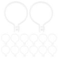 thumbnail image 1 of 30pcs Heavy Duty Curtain Rings Household Drapery Rings Plastic Bathroom Curtain Ring, 1 of 9