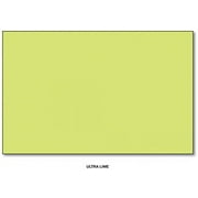 Mohawk BriteHue Bright Color Paper | Ultra Lime | 24lb Bond / 60lb Text Paper | 11" x 17" (Ledger Size) | 100 Sheets Per Pack
