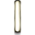 thumbnail image 3 of Womens 14K Yellow Gold, 5.0mm Traditional Dome Oval Wedding Band with Milgrain (sz 8.5), 3 of 3