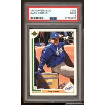 Gary Carter Card 1991 Upper Deck #758 PSA 9