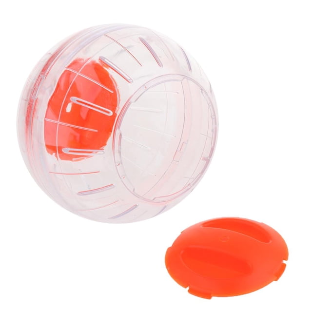 Dia. de Cristal para de Hámster de 12 Cm, Juguete de de Ejercicio de Actividad de de Jerbo - naranja, 12cm Colco Hamster Crystal Running Ball