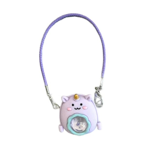Mochila para casa de muñecas, mini bolsa encantadora para casa de muñecas, juguete de simulación, diferentes colores, vida Violeta