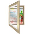 thumbnail image 6 of Americanflat 10x12.5 Kids Art Frame with Mat for 8.5x11, MDF wood and shatter-resistant glass, Gold, 6 of 8